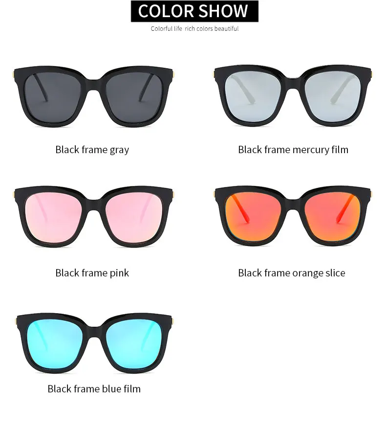 New Style Fashional Protection UV400 Sunglasses Big Frame glasses Unisex Outdoor Travelling Cycling Driving