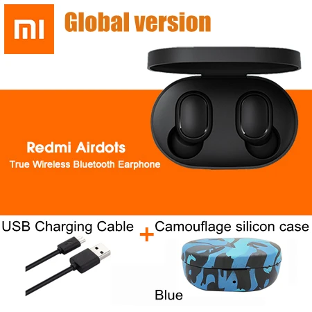 EN sets 6 Xiao mi Red mi Airdots беспроводные bluetooth-наушники mi Airdots глобальная версия беспроводных наушников DSP наушники с шумоподавлением и mi c - Цвет: EN sets 6