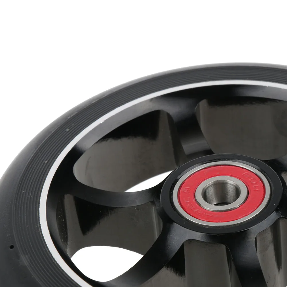 1pcs 100mm Replacement Push/Kick/Stunt Scooter Wheels with Bearings & Bushings Scooter Parts Accessories