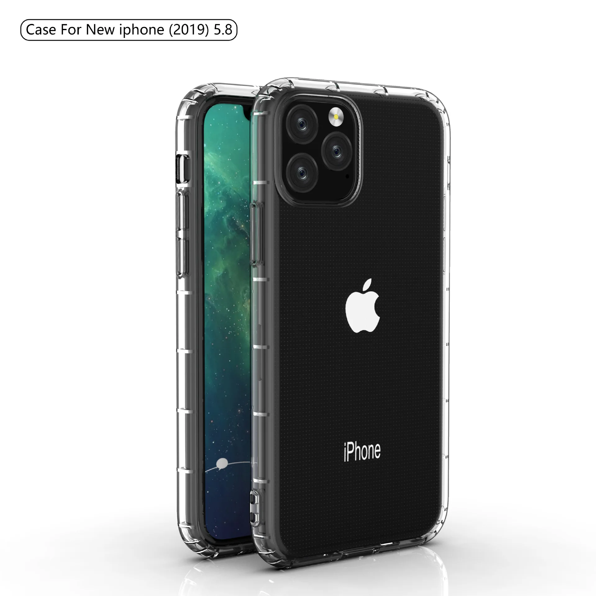 Luxury Clear Soft TPU Case For iPhone 11 Pro Max 7 8 6 6s Plus 7Plus 8Plus X XS MAX XR Transparent Phone 5 5s SE 6sPlus | Мобильные