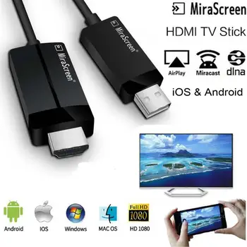 

2.4G 1080P Wireless HDMI Android tv stick Miracast Airplay Wifi Display Receiver HDTV Dongle mirror Screen Media streamer iOS