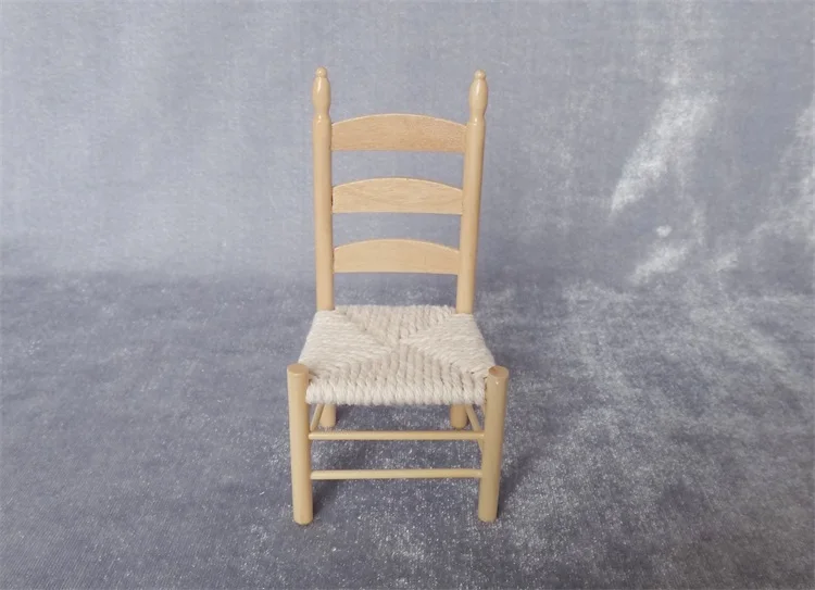 Modelo em Miniatura Europeu do Vintage Cadeira de Jantar Modelo de Mesa de Areia Modelo de Construção Estilo Materiais 1:12 12 Acessórios modelo