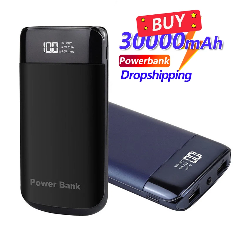 99000mAh Solar Power Bank High Capacity Portable Charger 2USB External Battery Outdoor Waterproof Power Bank for Samsung Xiaomi powerbank 30000