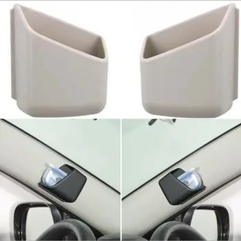 

2pcs Car Organizer Cigarette IC Card Pocket Seat Self Adhesive Charge Car Hanging Bag Phone Holder Truck Pillar Storage Box