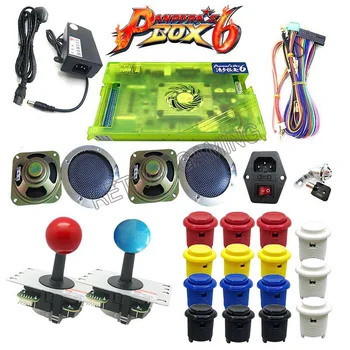 

DIY kit with Pandora Box 6 family version 1300 in 1 5pin fighting joystick Happ button HDMI/VGA For Arcade Game Cabinet Machine