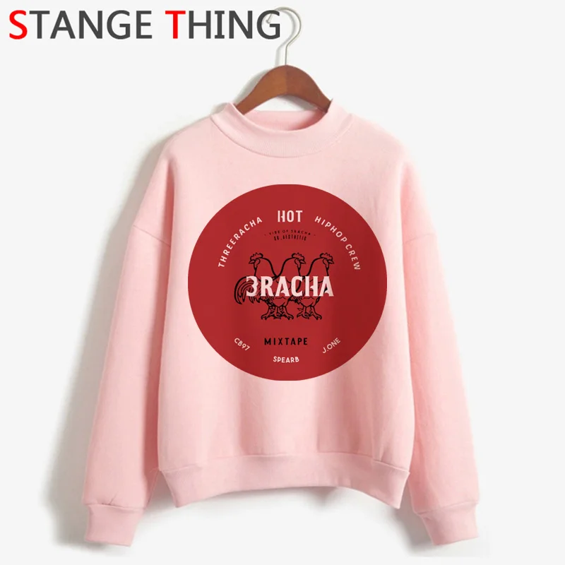 Stray Kids Miroh Harajuku Funny Cartoon Hoodies Women Turtleneck Kawaii Print I Am Who Sweatshirts Graphic Fashion Hoody Female - Color: H2911