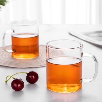 

Clear Travel Glass Mug Cute Nordic Milk Creative Juice Glassware For Drinking Espresso Verres Pour Boire Small Glasses EA60BL