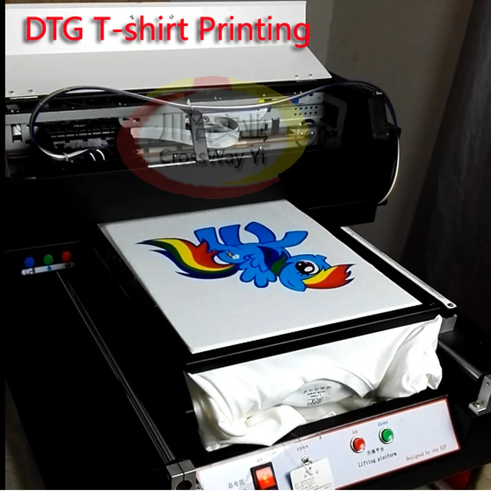 Цифровой DTG принтер для футболок со светодиодсветодиодный УФ лампой сушки|printer