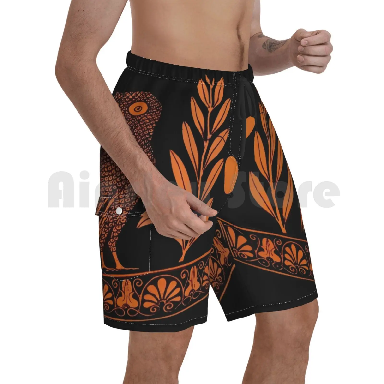 ATHENA Men's Swim Trunks Men Swimwear 