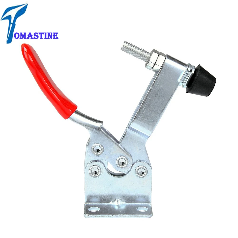 

1pc 90kg Anti-Slip U Shape Toggle Clamp Holding Capacity Push Pull Toggle Clamp Vertical/Horizontal Type for Hand Tool