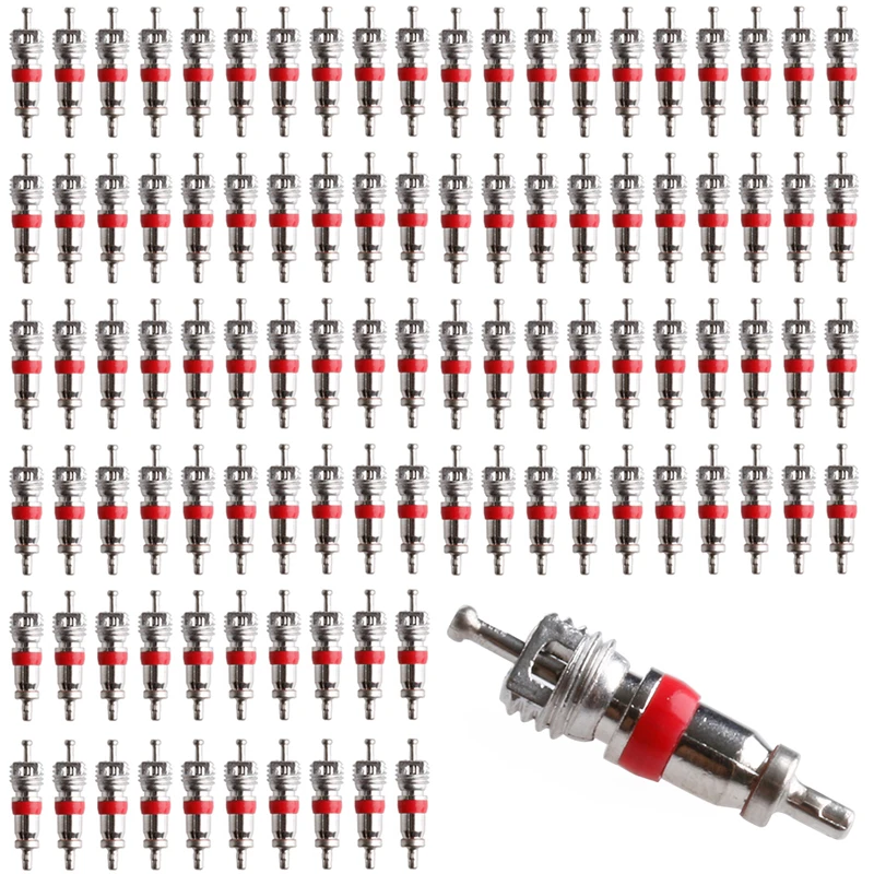 100 Stück/Set 1,9 cm/0,75 Zoll Auto ersatz Reifen Reifen ventils chaft Kernteil für LKW, Motorrad, Fahrrad, ATV