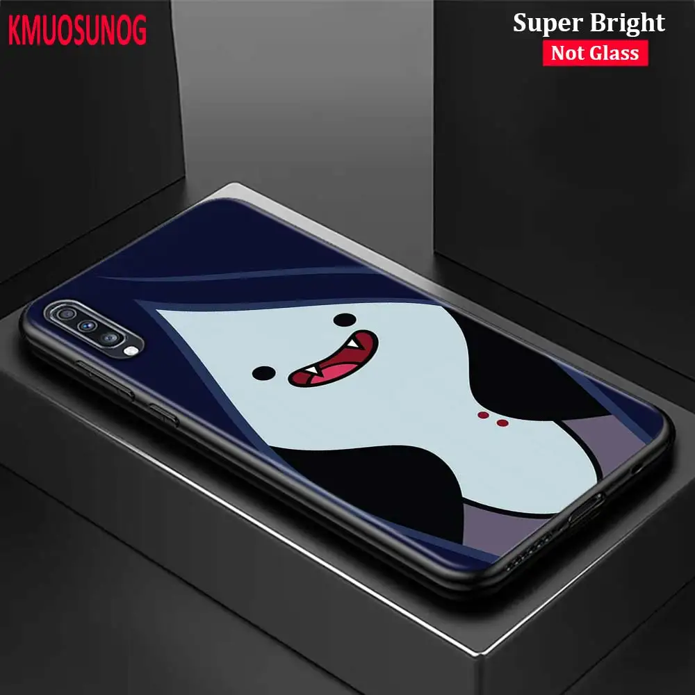 

Black Silicone Cover Adventure Time for Samsung Galaxy A70 A90 A80 A60 A50 A40 A30S A20E A20S A10 Phone Case