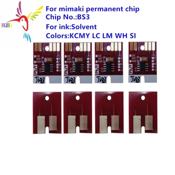 

Compatible Solvent Chip BS3 Use for Mimaki JV33 Printer Permanent Chip for Empty Transparent Refillable Ink Cartridge
