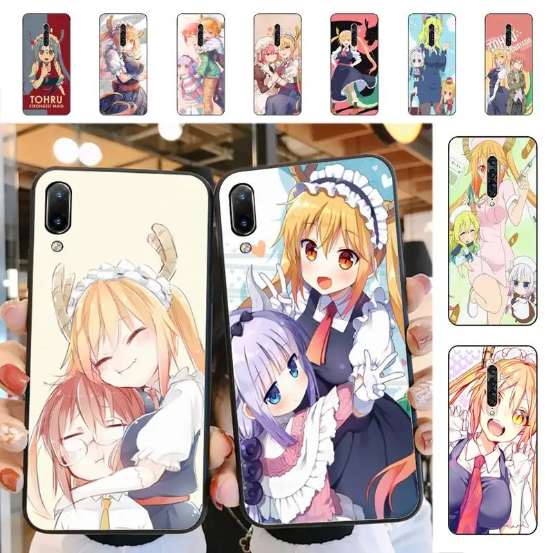 YNDFCNB Miss Kobayashi Дракон горничная для Vivo Y91C Y11 17 19 67 81 Oppo A9 2020 Realme c3 | Мобильные телефоны