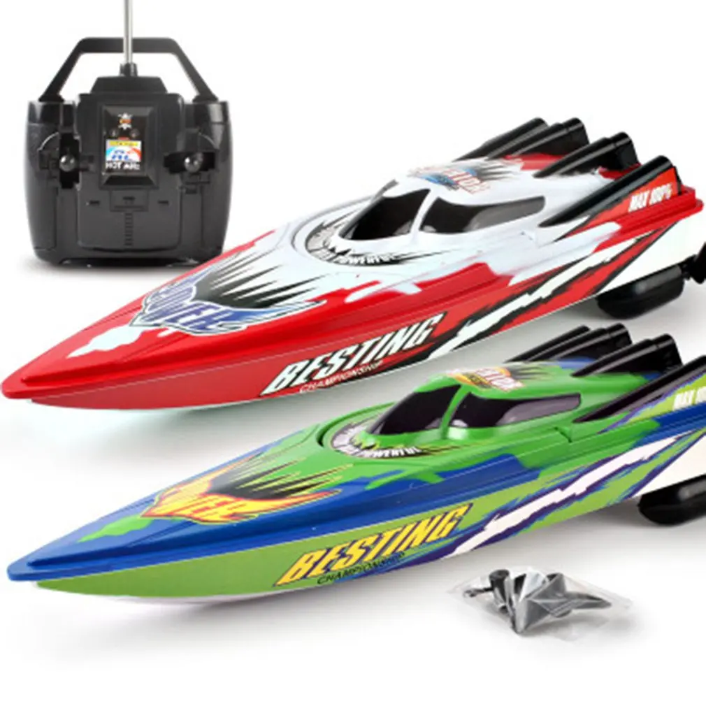 

High Speed Rc Boat Remote Control Race Boat 4 Channels For Pools Lakes And Outdoor Adventure Children Gift
