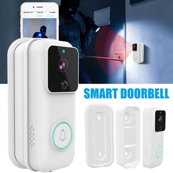 

Smart Doorbell Wireless WiFi 1080P Remote Monitoring Video Voice Two-way Intercom Anti-theft Video Doorbell MU8669