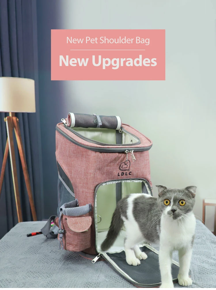 Pet Cat Рюкзак Сумка-переноска для собак пузырь большое пространство Pet Carrier Рюкзак для кошки и маленькая собака на открытом воздухе сумка дышащая