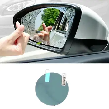 

Rainproof Film Anti Fog Side Window Reflective Anti-Scratch Protective Rearview For Car Clear Glass Film Mirror I8L5