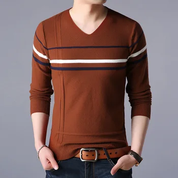 

HO 2019 B stripes and men's sweater long-sleeved youth pullovers spell color joker tide render a sweater