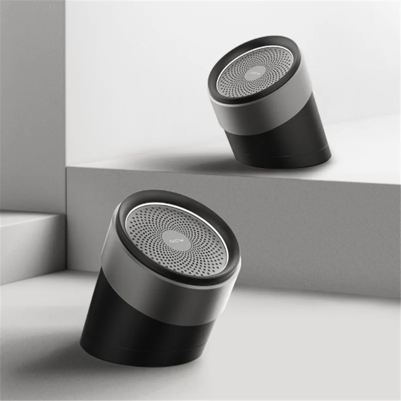 Xiaomi QCY separate Bluetooth speaker 950mAh battery dual speakers stereo knob turning tuning cool