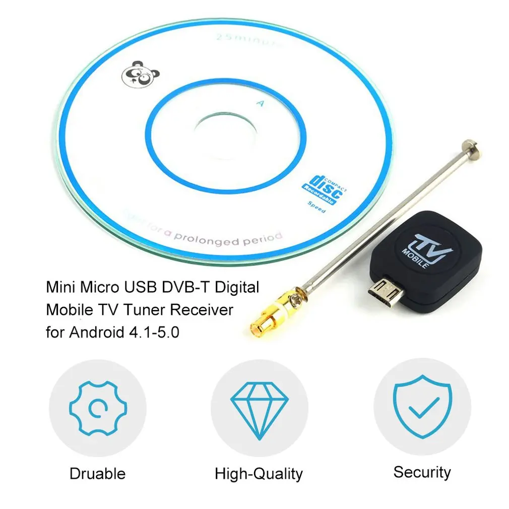 Мини микро USB DVB T вход Цифровой Мобильный ТВ тюнер приемник для Android 4 1 5 0 EPG