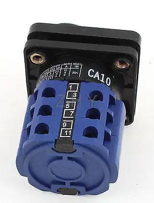CA10 квадратная панель монтажный поворотный выберите переключатель Cam Ui660V Ith 20A