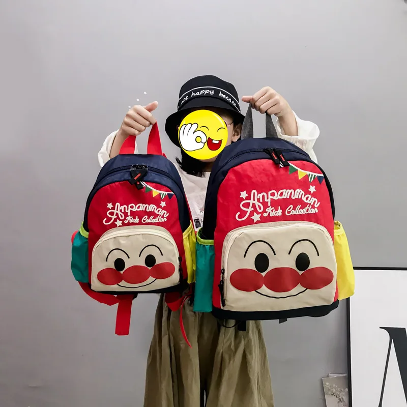 

2019 Autumn And Winter New Style Korean-style Kindergarten School Bag Cute Cartoon Parent And Child Backpack Bread Superman Baby