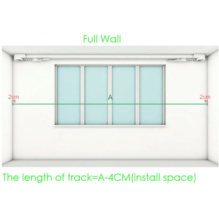 Customize Super Silent Electric Curtain Rails for Xiaomi Aqara Aqara B1 Motor,Mi Home App Remote Control,free to EU Country-3