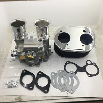 

SherryBerg fajs 40mm 40 dcoe 40DCOE carb carburetor+55mm air horns+100mm tall air filter +base for Weber Solex dellorto EMPI