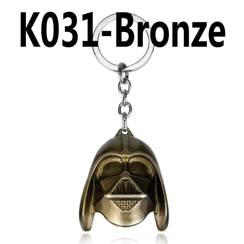 Bronze Звездные Войны Пробуждение силы BB8 робот фигура металлический брелок Звездные войны BB-8 светильник светодиодный фонарь со звуком брелок - Цвет: Bronze