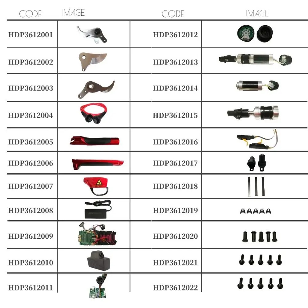 

HDP828 electric pruner set 40mm cutting 8-10 hours lasting double cutting size
