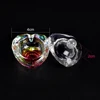 1Pc Nail Art Acrylic Liquid Powder Dappen Dish Bowl Glass Crystal Cup Heart Glassware with Lid for Nail Art Manicure Care Tools 6