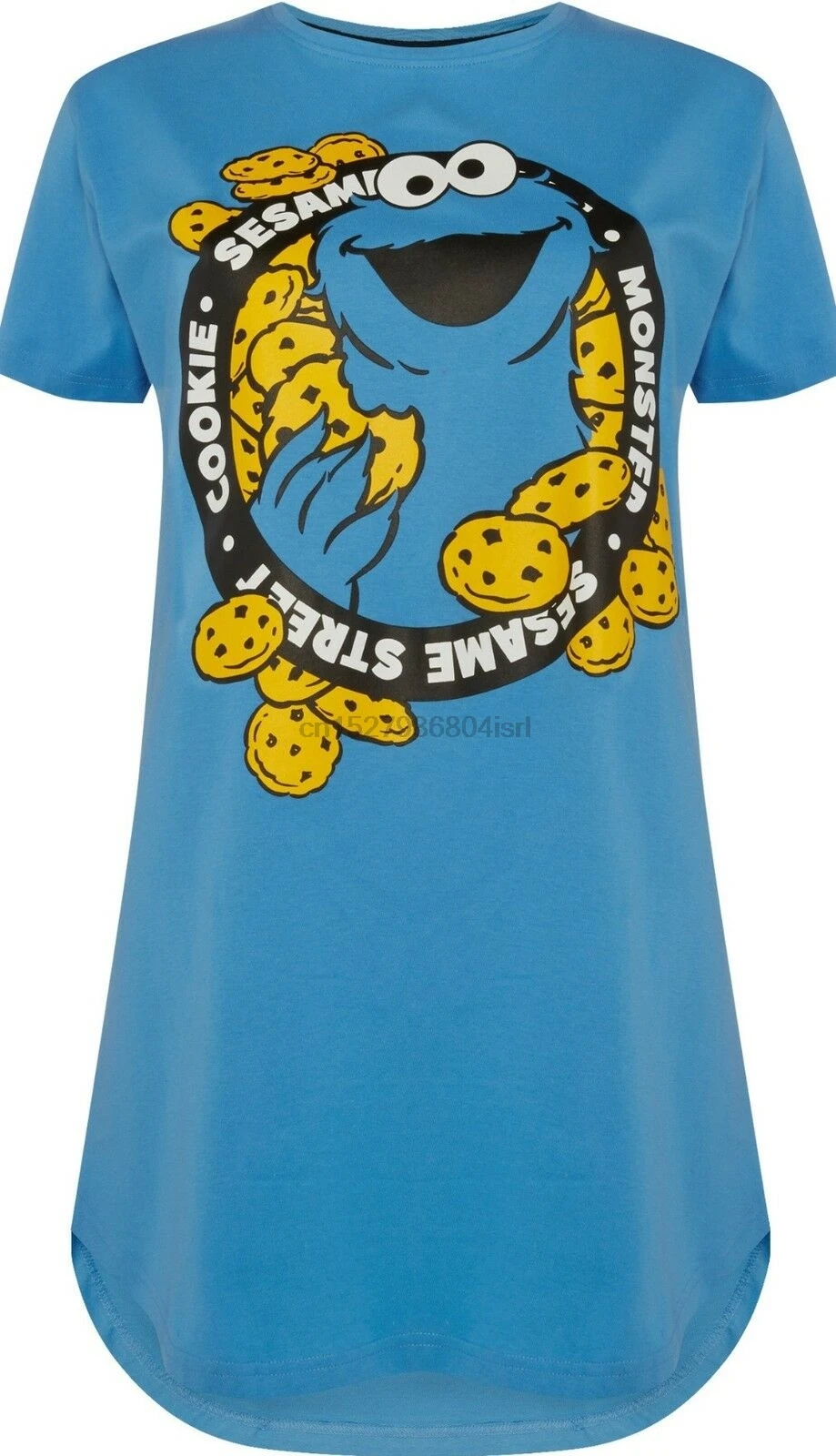 kalligrafi jage Jolly Cookie Monster Primark Nightie T Shirt Sesame Street Pj Sizes 4 - 20 New - T -shirts - AliExpress