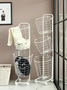 

Water-proof and dirty clothes basket bathroom with clean clothes, blue frame toilet, clothes, dirty clothes storage basket