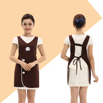 

Sleeveless Spa Uniform Beauty Salon Tattoo Nurse Doctor Women Hospital Uniform Simple Slim Workwear apron