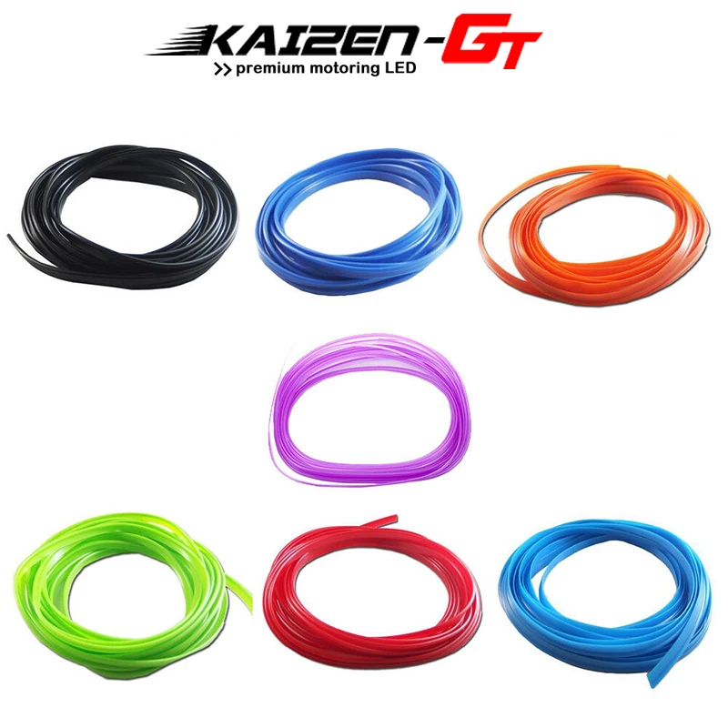 

Universal 2PCS 5M PVC Car Styling Exterior Interior Molding Strip Edge Gap Filler Line Flexible Trim Strip Auto Accessories