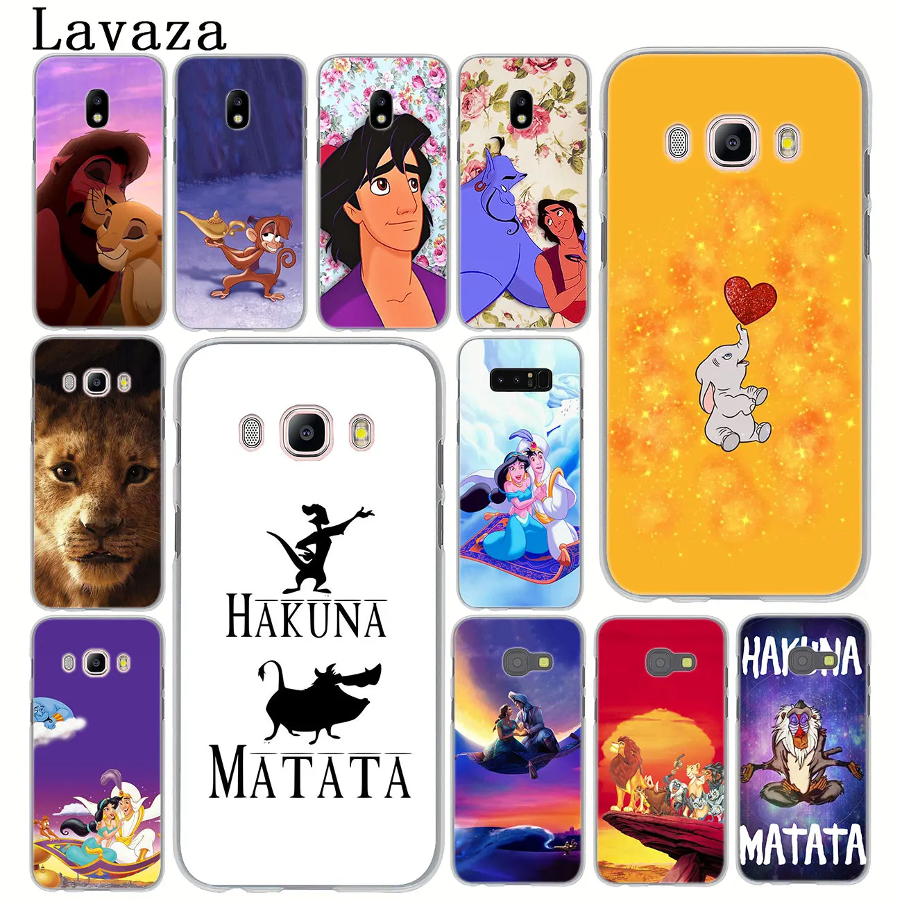 Lavaza The lion king Aladdin Phone Case for Samsung Galaxy J8 J7 Duo J4 J5 J6 Plus 2018 2017 2016 J2 J3 Prime 2015 Cover | Мобильные
