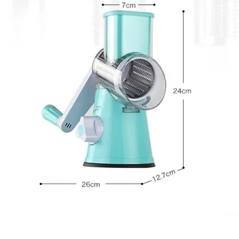 

Kitchen tools multi-functional chopper hand drum rotary slicer