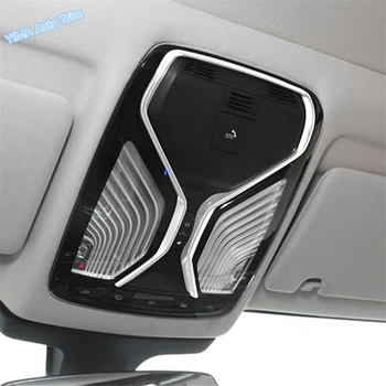 

Lapetus Auto Styling Front Seat Upper Roof Reading Lights Lamp Frame Cover Trim Fit For BMW 3 Series G20 2019 2020 ABS / Matte