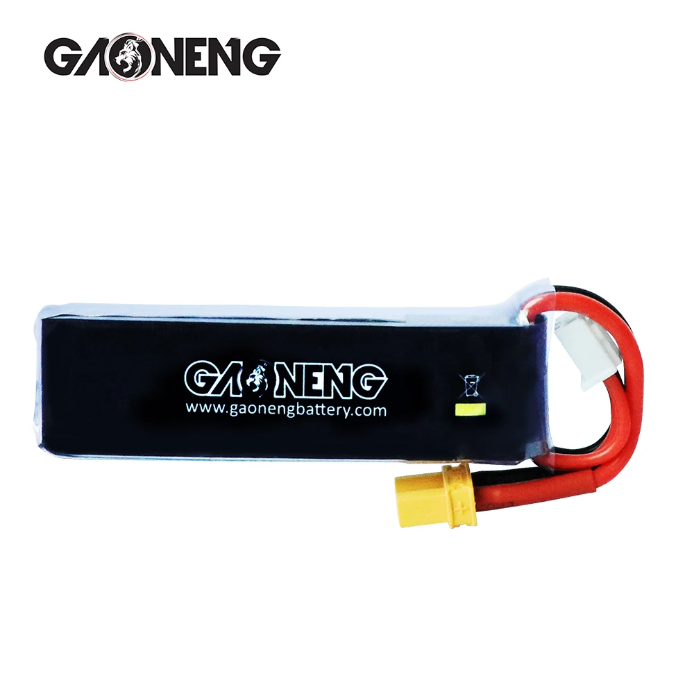 2 шт. аккумуляторная батарея Gaoneng GNB HV 650 мАч 60C 2S с разъемом JST XT30 для Emax Tinyhawk Kingkong LDARC