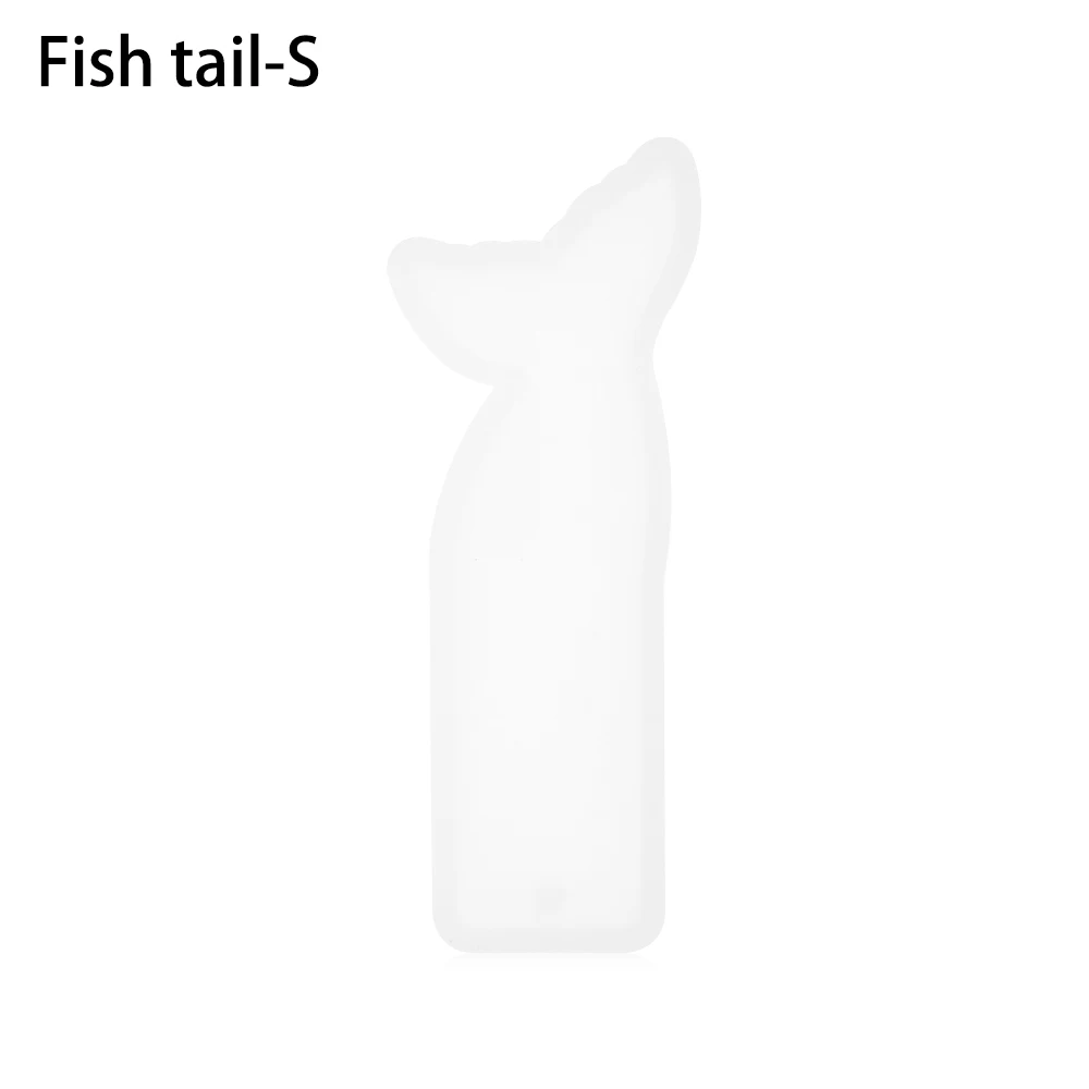 Fish tail-S DIY Ожерелье Подвеска для изготовления ожерелья инструменты рыба Закладка в форме хвоста полимерная Форма Прозрачный Кошачий коготь силиконовая форма эпоксидная форма - Цвет: Fish tail-S