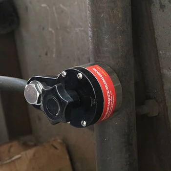 

200A Adjustable Tool Magnetic Connector High Strength Small Lightweight Holder Hardness Iron Welding Ground Clamp Portable