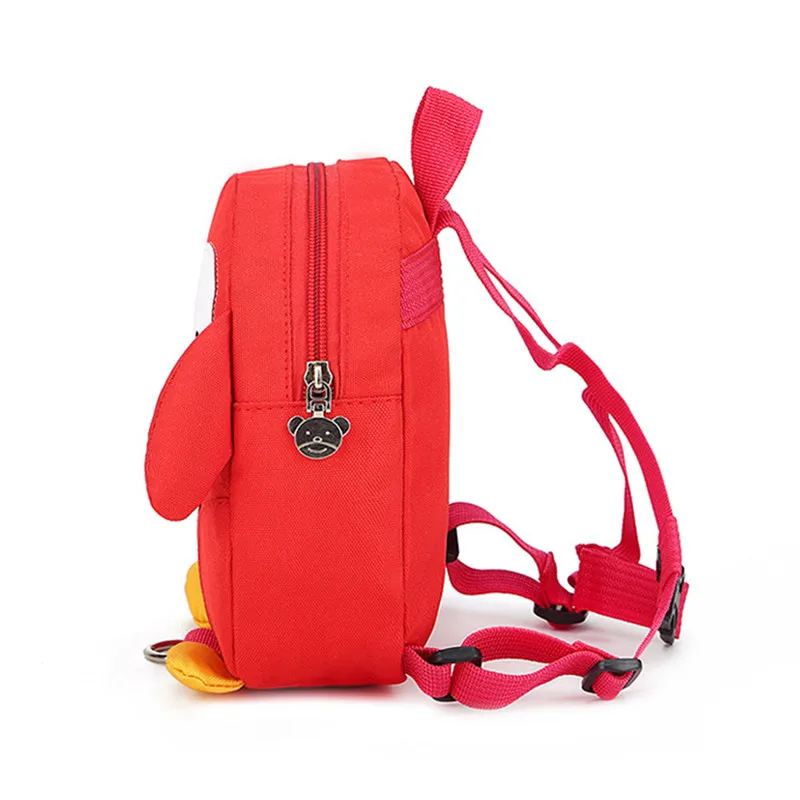 Детский плюшевый рюкзак с мультипликационным принтом для детского сада, детские мини-школьные сумки для путешествий, Детский рюкзак для мальчика с веревкой против потери, Прямая поставка