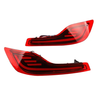 

DHBH-Car DRL LED Rear Bumper Tail Light Brake Light Turn Signal Lamp for Honda CR-V CRV 17-19