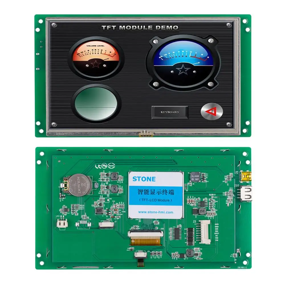 7 0 дюймовый HMI программируемый умный TFT LCD резистивный сенсорный экран для