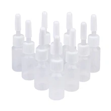 HTHL-10pcs белый колпачок пустые круглые бутылки для тату чернила пигмент зеленый мыло 5 мл