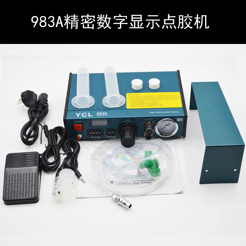 US $52.25 Professional Digital Auto Glue Dispenser LY 983A Glue Dropper Solder Paste Liquid Controller Fluid Dispenser Tools Machine