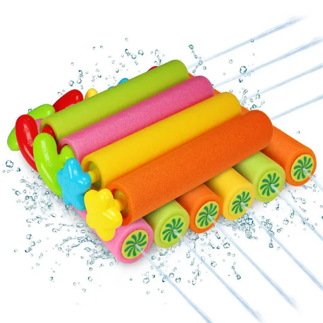 Moon Stars EVA Water Guns Foam Water Shooter Cannon Summer Beach Toys Soaker Bathroom Toys Child Bath Outdoor Games 1