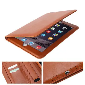 

Luxury PU Leather Case for iPad 2 3 4 Retro Briefcase Auto Wake Up Sleep inner Hand Belt Holder Stand Flip Cover for Mini 1 2 34