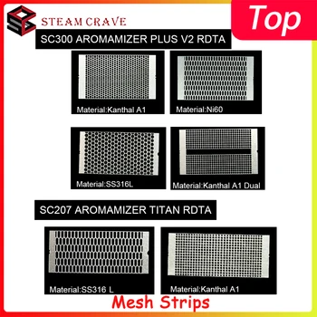 

10PCS Steam Crave Aromamizer Plus V2/Ragnar Replacement Vape Mesh Coils Kanthal A1/SS316L/Ni60 For Plus V2/Titan/Ragnar RDTA